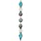 Clear &#x26; Blue Turquoise Strung Beads By Bead Landing&#x2122;
